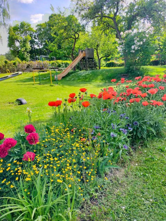 Ruestzeitenheim Sonnenschein Saalburg Buitenkant foto